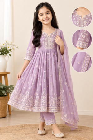 Embroidered Anarkali Kurti